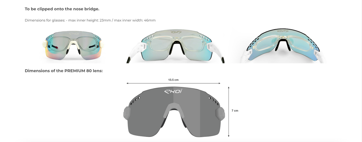 EKOI PREMIUM 70 Sunglasses – Tri Lab